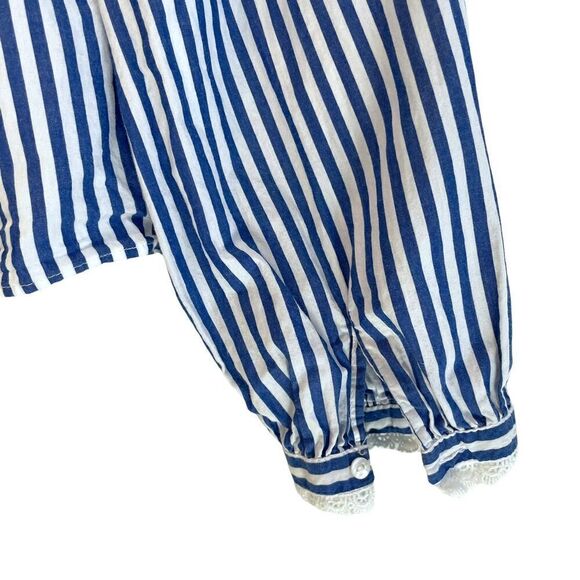Zara Trafaluc Collection Stripes and Lace 100% Cotton - Picture 8 of 8